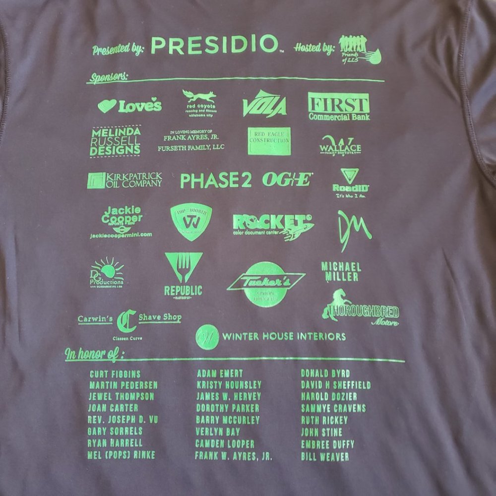 Oklahoma City Presidio Run Lucky 5K Shirt Size Small - Picture 5 of 8